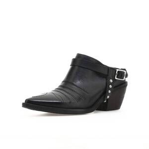 NEW A.S.98 women's cliff mule in nero/black
